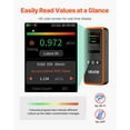thumbnail image 3 of VEVOR Radon Detector, 3.3Bq to 37kBq/m³ Measurement Range, Battery Powered Air Quality & Humidity Monitor, CO2 VOC Portable Radon Meter, 45-Day Long Battery Life, Wall-mounted, Easy to Use, for Home, 3 of 9