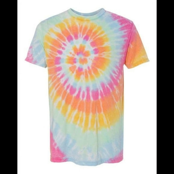 Plus SIZE Pastel Tie Dye Unisex T Shirt Cotton XL-3XL Pink Yellow Blue Orange