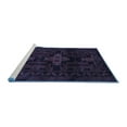thumbnail image 2 of Ahgly Company Machine Washable Indoor Rectangle Persian Blue Traditional Area Rugs, 2' x 3', 2 of 4