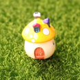 thumbnail image 3 of Ensemble de 4 Ornements Miniatures en Résine Mini Maison Champignon pour Décoration de Jardin Féerique Décoration de Micro Paysage Maison de Poupée Mousse, 3 of 7