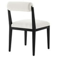 thumbnail image 6 of Side Dining Chair, Black, Fabric, Wood, Bar Pub Cafe Bistro Dining Kitchen Hospitality Restaurant, Modern Contemporary, HB37376, 6 of 9