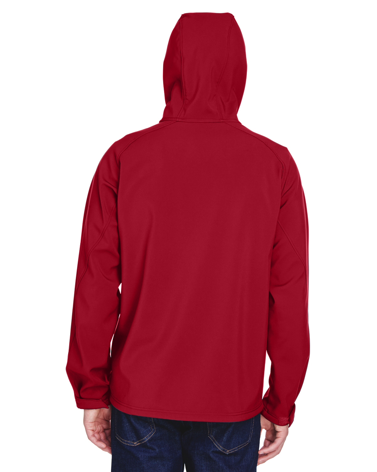 Men's Prospect Two-Layer Fleece Bonded Soft Shell Hooded Jacket - MOLTEN RED - XL - image 2 of 3