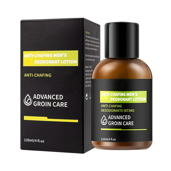 HHBEAUTY Crop Preserver, Men's Ball Deodorant, Male Care Hygiene Moisturizer, Anti-Chafing Groin Protection with Cooling Aloe Vera, Refined Scent, 4oz