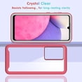 thumbnail image 6 of Compatible with Redmi Note 12 5G Case for Women Men, Shockproof Xiaomi Redmi Note 12 5G Protective Case Clear Phone Case Support Wireless Charging Cases (Rose Red), 6 of 14