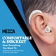 thumbnail image 2 of MEDca Amplificador Auditivo Digital Retroauricular, Potenciador de Sonido, Blanco, 2 of 9