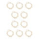 thumbnail image 3 of Tobillera Qarigey Cuentas Redondas Oro Plata, 3 of 4