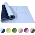 ATIVAFIT Non Slip TPE Yoga Mat Eco Friendly Exercise & Workout Mat with