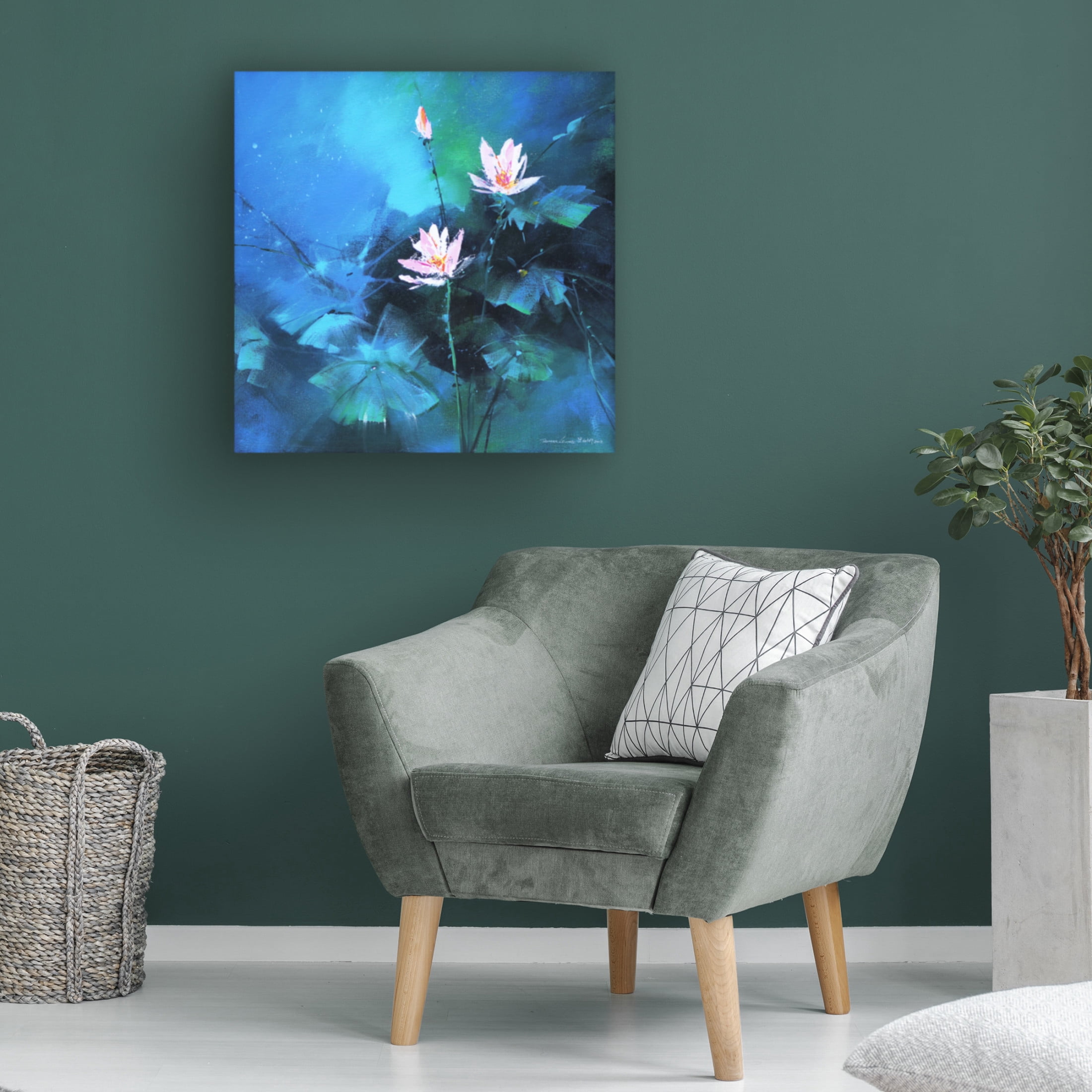 Canvas Wall Art - Thomas Leung 'Gentlement' Wall Art for Living Room, Bedroom, or Office Décor by Trademark Fine Art - 24 x 24 Inches