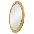 thumbnail image 3 of Mirrorize Canada 30x30 Brown Rattan Round Mirror, 3 of 5