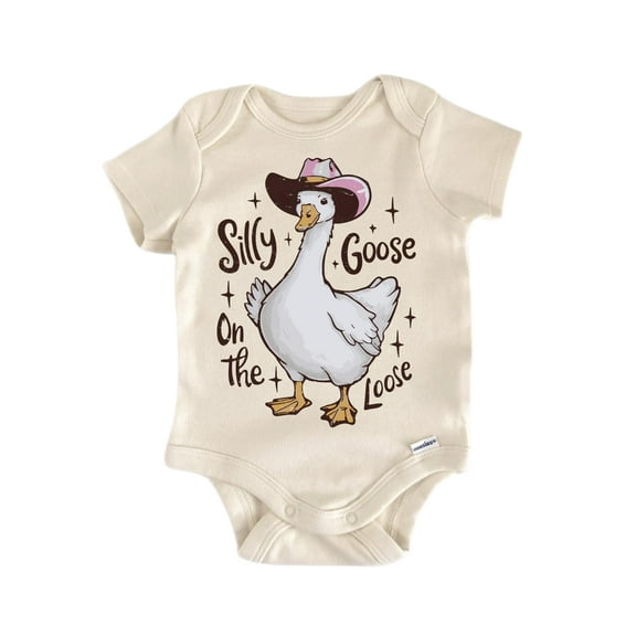 Silly Goose 1 Newborn Baby Bodysuit