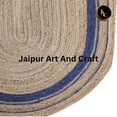 thumbnail image 4 of Jaipur Art And Craft Natural Jute Oval Area Rug Hand Braided Reversible Boho Décor Carpet Rug Size - (8x11 Sq Feet), (96x132 Inches), (240x330 CM), 4 of 5