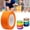 Orange, variant on CSSJKYJ 1PCS Colored Masking Tape, Kids Art Supplies, DIY Craft Tape, Colored Tape Rolls, Colored Painters Tape, 1cm x 2000cm(Brown)