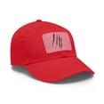 thumbnail image 2 of Effete Feline Claw Marks Scratch Dad Hat with Leather Patch (Rectangle), 2 of 7