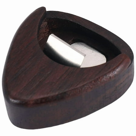 1x Guitar Pick Box-Wood color