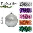 thumbnail image 2 of 24 Pcs Christmas Balls Ornaments, Shatterproof Christmas Tree Decorations, Hanging Ball Pre-Strung Xmas Tree Decorations for Halloween Decorations Holiday Wedding Christmas Decor, 2 of 9