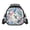 Blue-Gold Hummingbirds and Florals, variant on Uourmeti Hummingbird Bloom Durable Kids Insulated Lunch Bag, Premium Fabric Spacious Stylish Kids Lunch Bag for Outdoor Trips