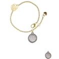 thumbnail image 2 of Delight Jewelry Stainless Steel Disc Sisters are Best Friends Forever Gold-tone Rose Link Chain Bracelet, 6.25"+1.75" Extender, 2 of 4