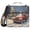 Christmas Tree and Snowman on Truck, variant on 3 Ring Zipper Binder with Shoulder Strap Waterproof Trapper Keeper 2 Inch D-Ring 500 Sheets Capacity Oriental Cherry Bloom Everywhere