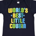 thumbnail image 4 of Inktastic Worlds Best Little Cousin Boys Baby Bodysuit, 4 of 5