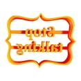 thumbnail image 2 of YujiCraft Alphabet Cookie Cutters with Wishes, Kitchen Fun Letter Biscuit Molds for Home Baking DIY Projects,D, 2 of 2