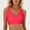 Watermelon Red, variant on MKLEKYY Plus Size Tankini Swimsuits for Women Women Lace Up Swimwear Tops Underwire Full Coverage Bikini Top Push Up Swim Crop Top Tie Back Bathing Suit Tops 1546