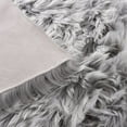 thumbnail image 3 of ORINOVA Silver Gray Faux Washable Shaggy Fur Rugs For Bedroom Plush Area Rugs For Living Room 2x3 Nursery Rug Home Room D?cor, 3 of 8