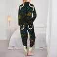 thumbnail image 5 of Ocsxa Women 2 Piece Floral Pajamas Lounge Set Owl With Mandala Loungewear, 5 of 9