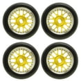 thumbnail image 2 of RC Tire, For 1/28 RC Tire 4PCS Aluminum Alloy  For MINI Z For 969 Gold, 2 of 8