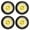 Gold, variant on Xirurus 4pcs Aluminum Alloy RC Drift Tire Set for 1/28 Scale Wltoys K969 P929 K989, Gold [cite: 22]
