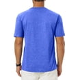 thumbnail image 5 of Satingcolo T Shirts for Man Short Sleeve Crew Neck T Shirts for Men Plain Tshirts Quick Dry Tee Casual Athletic Muscle Tshirt,Royal Blue 2XL, 5 of 5