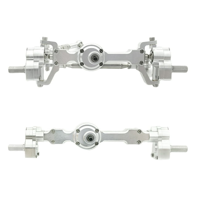 fastboy Complete Front Rear Axle For 1/12 D90 OFF-Road Protector RC Car Accessories Silver