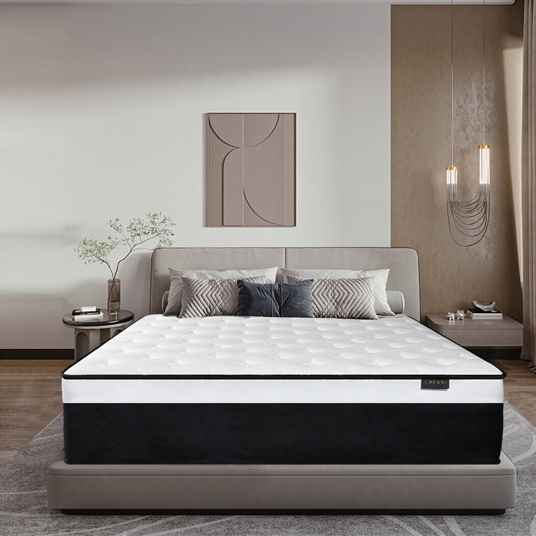 14" King Hybrid Mattress CertiPUR-US Certified Memory Foam Pocket Spring Mattress Medium Firm in a Box