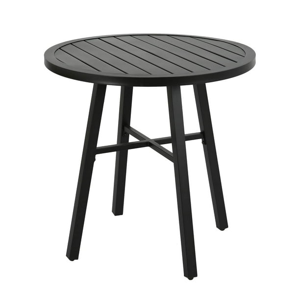 Ulax Furniture Outdoor Round Side Table Patio Coffee Bistro Table Walmart Com Walmart Com