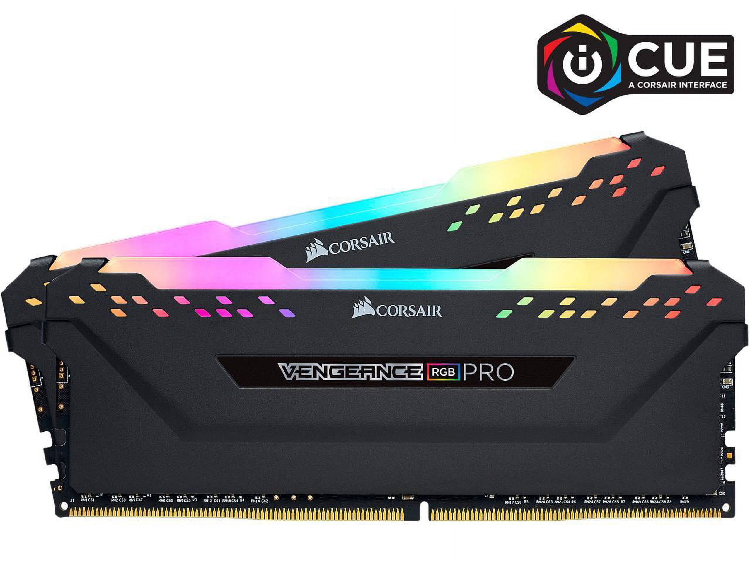 CORSAIR CMN32GX4M2Z3600C16 32GB DDR4　① Corsair CMN32GX4M2Z3600C16 Vengeance RGB RT 32GB 288-Pin