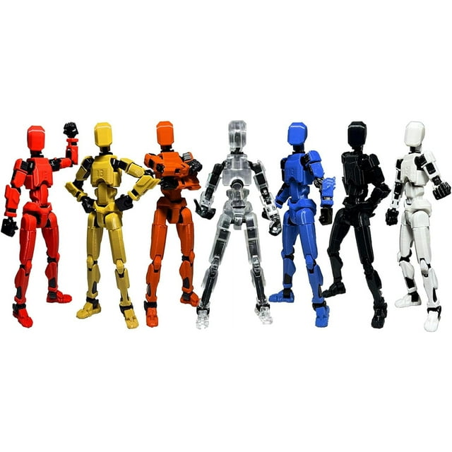Figura de acción Titan 13, Figura de acción T13 Impreso en 3D Móvil con múltiples articulaciones, Figura de acción Lucky 13 Figura de acción Nova 13 Figura de acción simulada 13, Regalos de San Valent