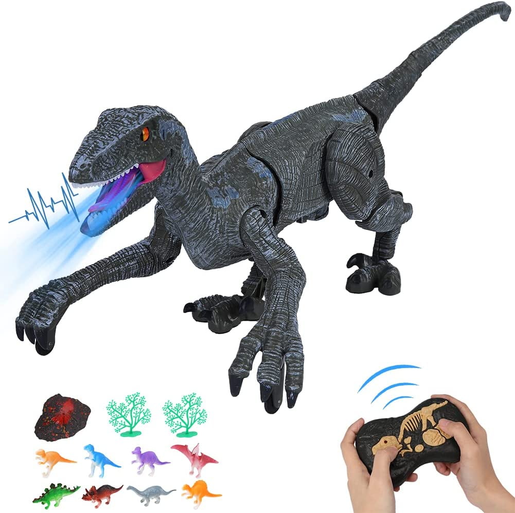 EastVita Remote Control Dinosaur Toys for Kids ,Walking Roaring ...