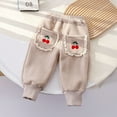 thumbnail image 7 of KYAIGUO Kids Toddler Girls Winter Sweatpants Fleece Pants Elastic Waist Joggers Pants Baby Thick Warm Casual Pants Trouser for 1-7Years, 7 of 7