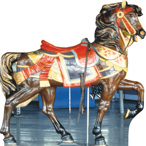 SP13531 Asbury Park NJ Carousel Horse Cardboard Cutout Standee Standup