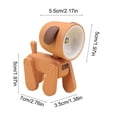thumbnail image 3 of Cartoon Puppy Night Light, USB Rechargeable LED Desk Lamp, Poseable Mini Ambient Light, Cute Bedside Accent for Bedroom Office or Dorm, 3 of 6