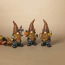 Set of 3 Fall Gnomes