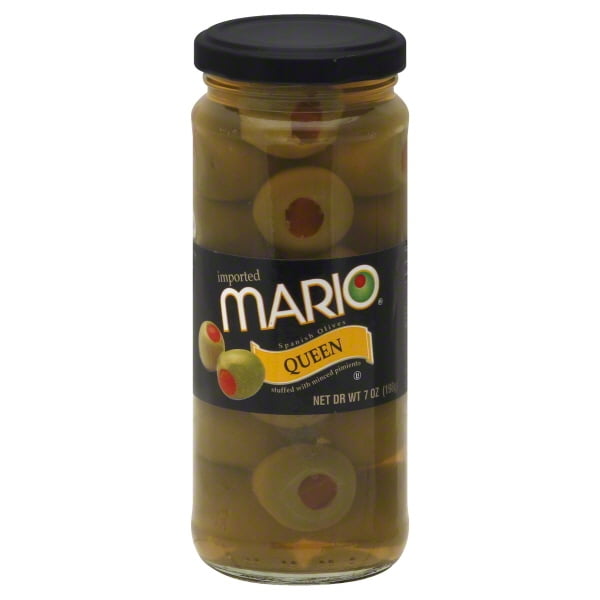 Mario® Fancy Packed Pimiento Stuffed Spanish Queen Olives 7 oz. Jar