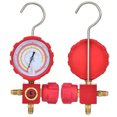 thumbnail image 1 of High Pressure A C Refrigeration Tool Air Condition Manifold Gauge with Sight Glass G1 4  Suitable for R22 R410A R134A, 1 of 7