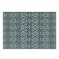 thumbnail image 1 of Orient Cutting Board, Retro Style Motifs Mosaic Ceramic Design Traditional Culture Print, Decorative Tempered Glass Cutting and Serving Board, Small Size, Grey White Blue, by Ambesonne, 1 of 1