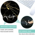 thumbnail image 3 of LQCrafK Mouse Pad with Wrist Support, Ergonomic Mouse Pad with Memory Foam Wrist Rest Cushion, Non-Slip Rubber Base Gaming Mice Pad for Home Office Computer Laptop, Flowers, 3 of 14