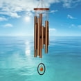 thumbnail image 2 of Woodstock Windchimes Crystal Silence Bronze, , Wind Chimes For Outside, Wind Chimes For Garden, Patio, and Outdoor Décor, 27"L, 2 of 8