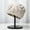 Beige, variant on Vintage Artistic Lace Flower Hollow Out Turban Hat for Women Sweet Fashion Knitted Wool Hat Melon Skin Hat
