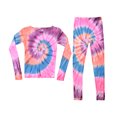 thumbnail image 3 of Just Love Mommy and Me Pajamas Set (Tie Dye Colorful Swirl, Girls 7-8), 3 of 3