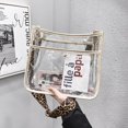thumbnail image 3 of LinYooLi Sac Bandoulière Transparent en PVC Approuvé pour Stade Sac de Courses Transparent Guitare Grand Sangle Mode Décontractée pour Événements Festivals, 3 of 6