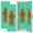 Color 1, variant on 2 Pcs School Locker Magnetic Wallpaper 12" x 36" Halloween Disco Pumpkin Leopard Print Reusable Removable Locker Accessories Back to School Supplies