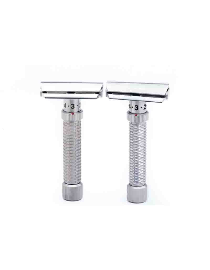 Rex Supply Co. Konsul Slant Adjustable Stainless Steel DE Safety Razor